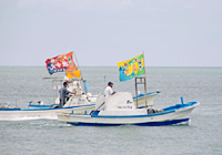 漁船のパレード
