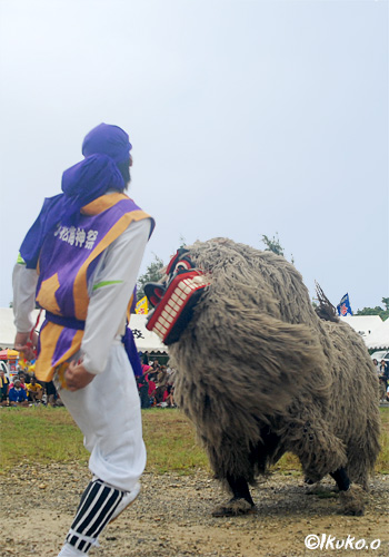 久松海神祭の獅子舞